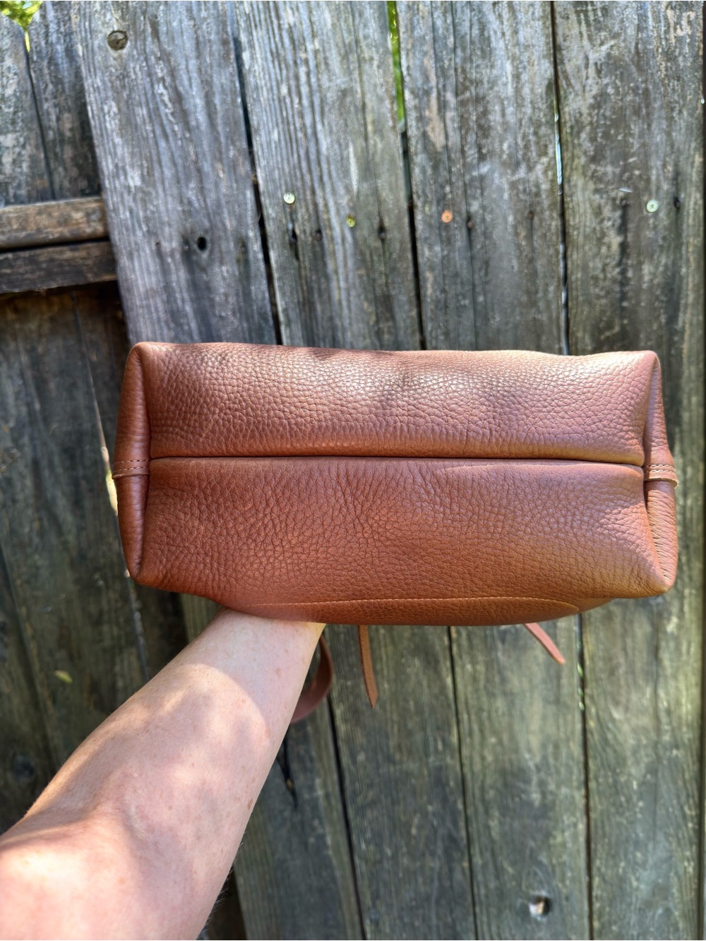 HH Dry Goods Artisan Made Mora Shoulder Bag in Limited Edition Walnut Leather - Picture 7 of 10